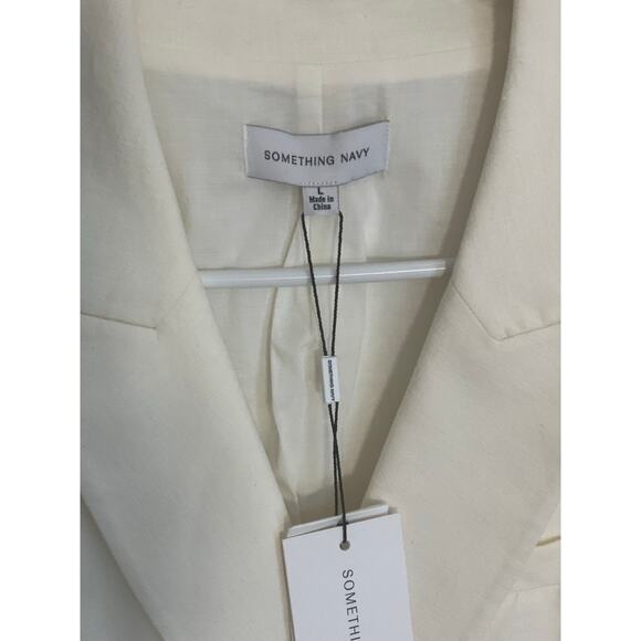 Something Navy Color Block Blazer‎ NWT size large - Picture 4 of 8